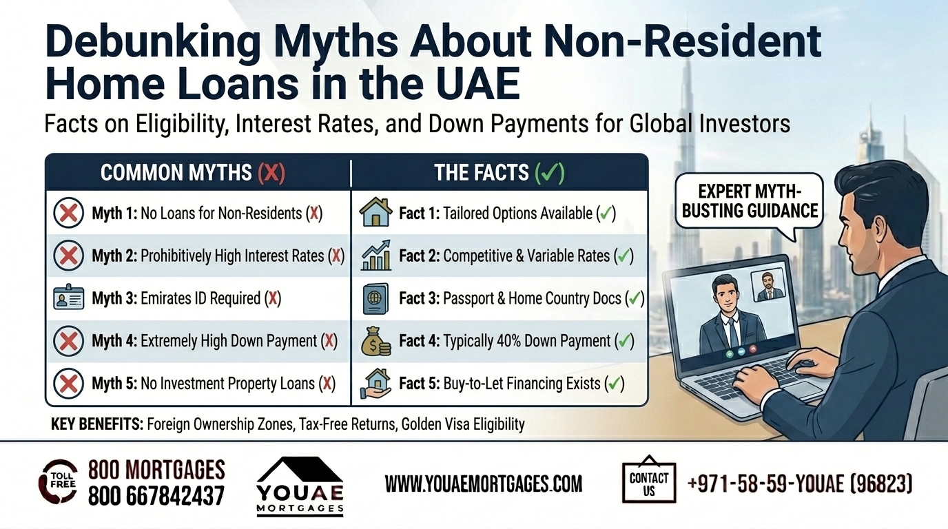 Debunking Myths About Non-Resident Home Loans in the UAE