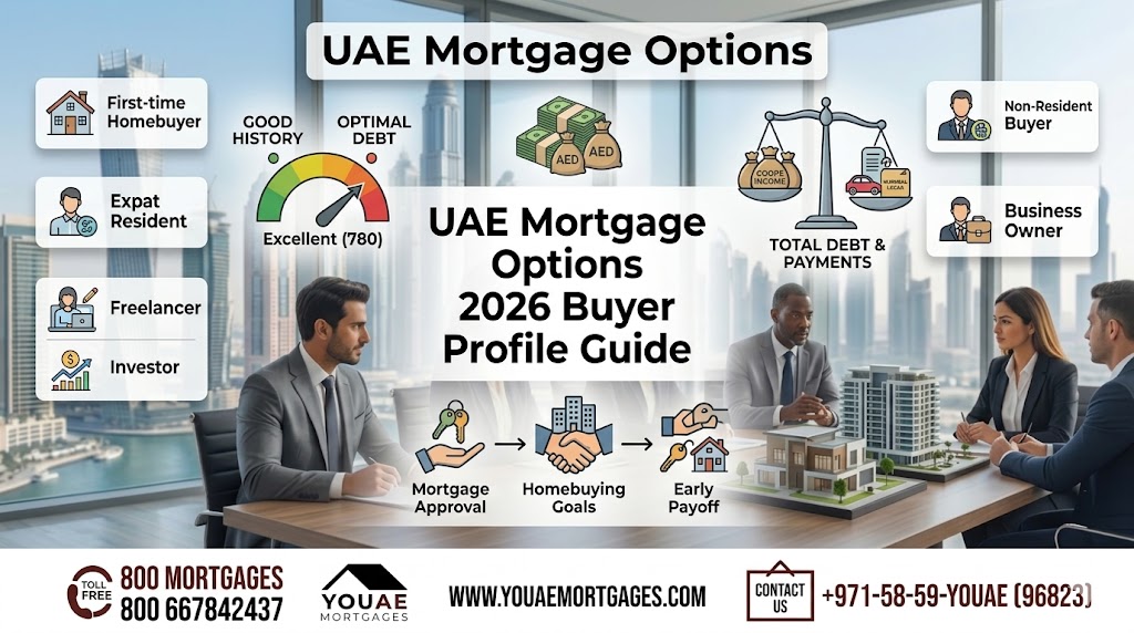 UAE mortgage options guide for expats, freelancers, investors, first-time buyers, and non-resident property buyers.